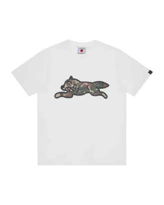 Camo running dog woodland t-shirt