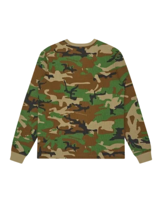 Camo waffle ls t-shirt