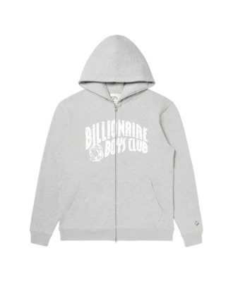 Classic curve logo full zip hoodie