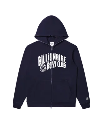 Classic curve logo full zip hoodie