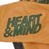 Club cracked leather varsity jacket Club cracked leather varsity jacket