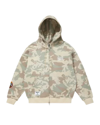 Cotton full zip up hoodie