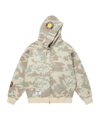 Cotton full zip up hoodie