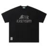 Cotton t-shirt running dog