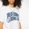 Dallas cowboys curve logo ss white tee