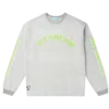 Damaged cotton ls t-shirt running dog