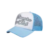Diamond script trucker cap