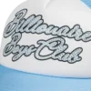Diamond script trucker cap