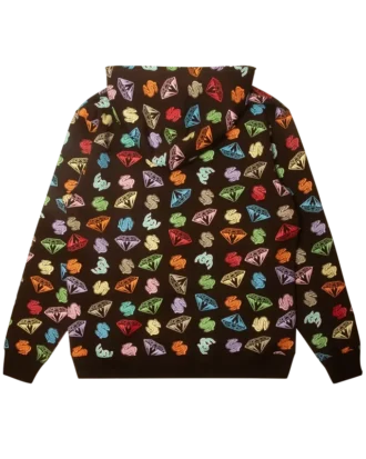 Diamonds & dollars full zip hoodie