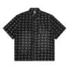 Diamonds & dollars oversized denim shirt
