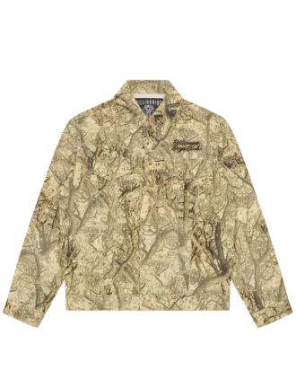 Diamonds & dollars tree camo trucker jacket