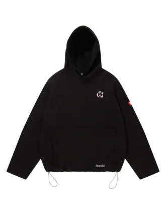 Embroidered logo hoodie