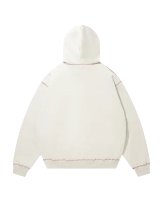 Embroidered logo hoodie