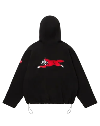 Embroidered logo hoodie