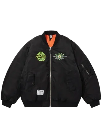 Embroidered logo ma-1
