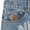 Faded arch logo denim pants Faded arch logo denim pants