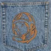 Faded arch logo denim pants Faded arch logo denim pants
