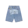 Faded arch logo denim shorts Faded arch logo denim shorts