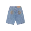 Faded arch logo denim shorts Faded arch logo denim shorts