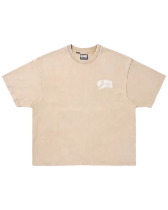 Faded curve ss knit