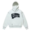 Felt logo hoodie arch logo