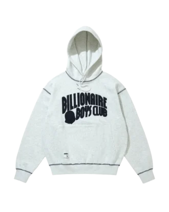 Felt logo hoodie arch logo