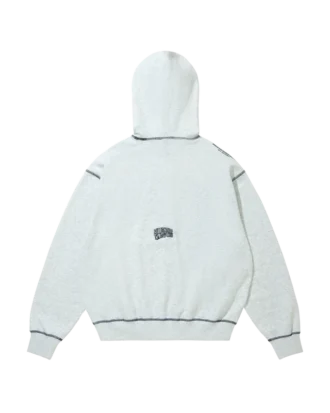 Felt logo hoodie arch logo