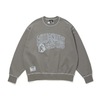 Felt logo sweatshirt arch logo