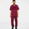 Flocked logo tee