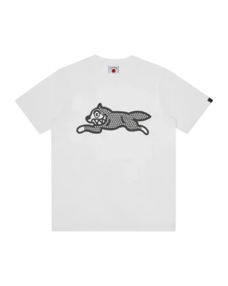 Glitter running dog t-shirt