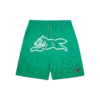 Gradient snakeskin running dog swim shorts