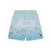 Gradient snakeskin running dog swim shorts