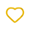 Heart carabiner