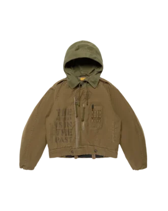 Hooded blouson