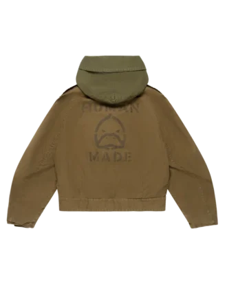 Hooded blouson