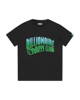 Kids gradient puff print arch logo t-shirt