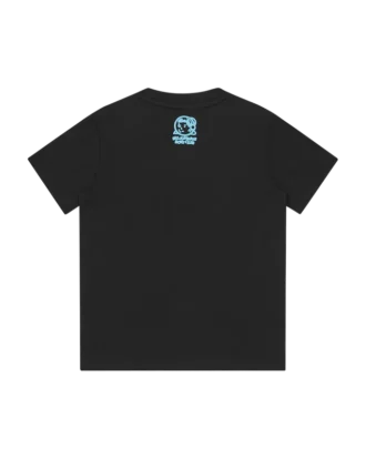 Kids gradient puff print arch logo t-shirt