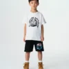 Kids robot logo t-shirt