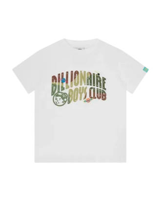 Kids space camo arch logo t-shirt