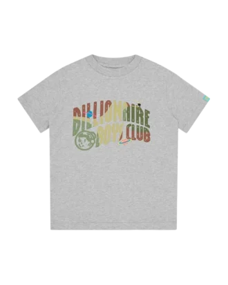 Kids space camo arch logo t-shirt