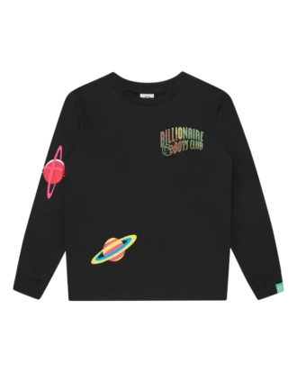 Kids space camo ls t-shirt