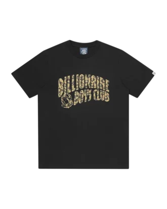 Leopard print arch logo t-shirt