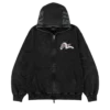 Logo with seagull emb. & printed hood sweatshirt