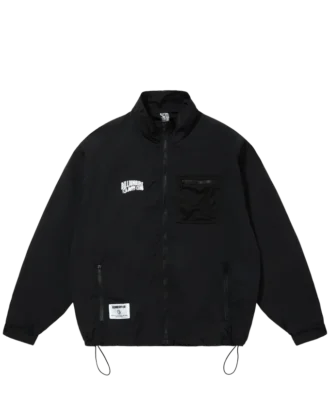 Mesh pocket nylon jacket