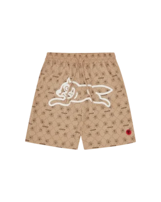 Monogram running dog swim shorts