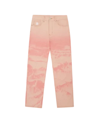 Mountain print astro denim pant Mountain print astro denim pant