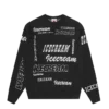 Multi logo knit crewneck