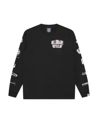 Multi logo ls t-shirt