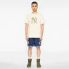 Ny yankees space camo logo tee