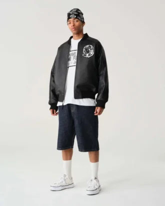 Og astro leather bomber jacket